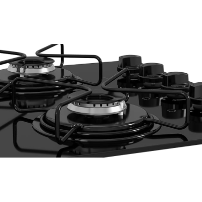 Cooktop 4 Bocas Itatiaia Essencial com Mesa de Vidro Temperado Preto Bivolt Cooktop 4 Bocas Itatiaia Essencial com Mesa de Vidro Temperado Preto Bivolt